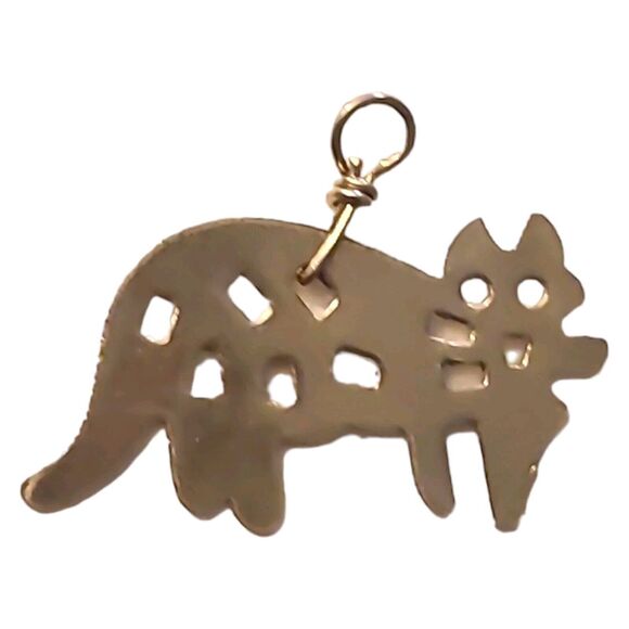 500+ piece Silver Tone Cat Charms Kitten Bulk Dangle Charm Lot 14oz Wholesale - Picture 4 of 4